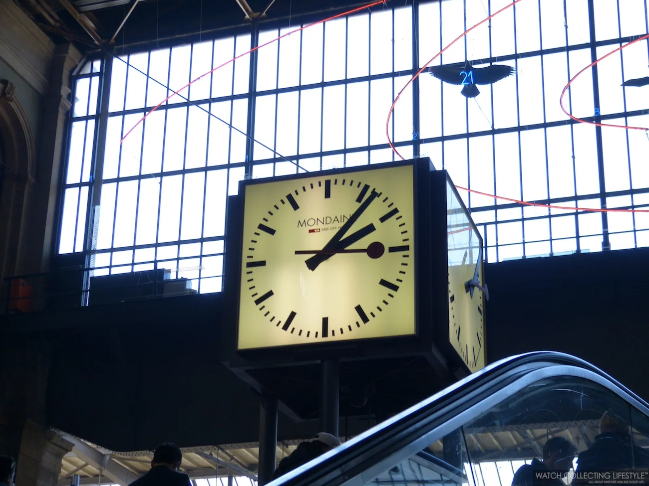 Swiss train station sales watch